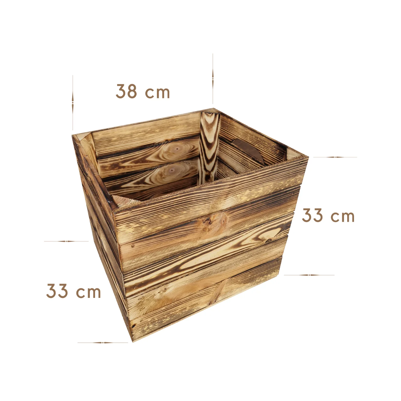 Holzkiste KALLAX natur Maße