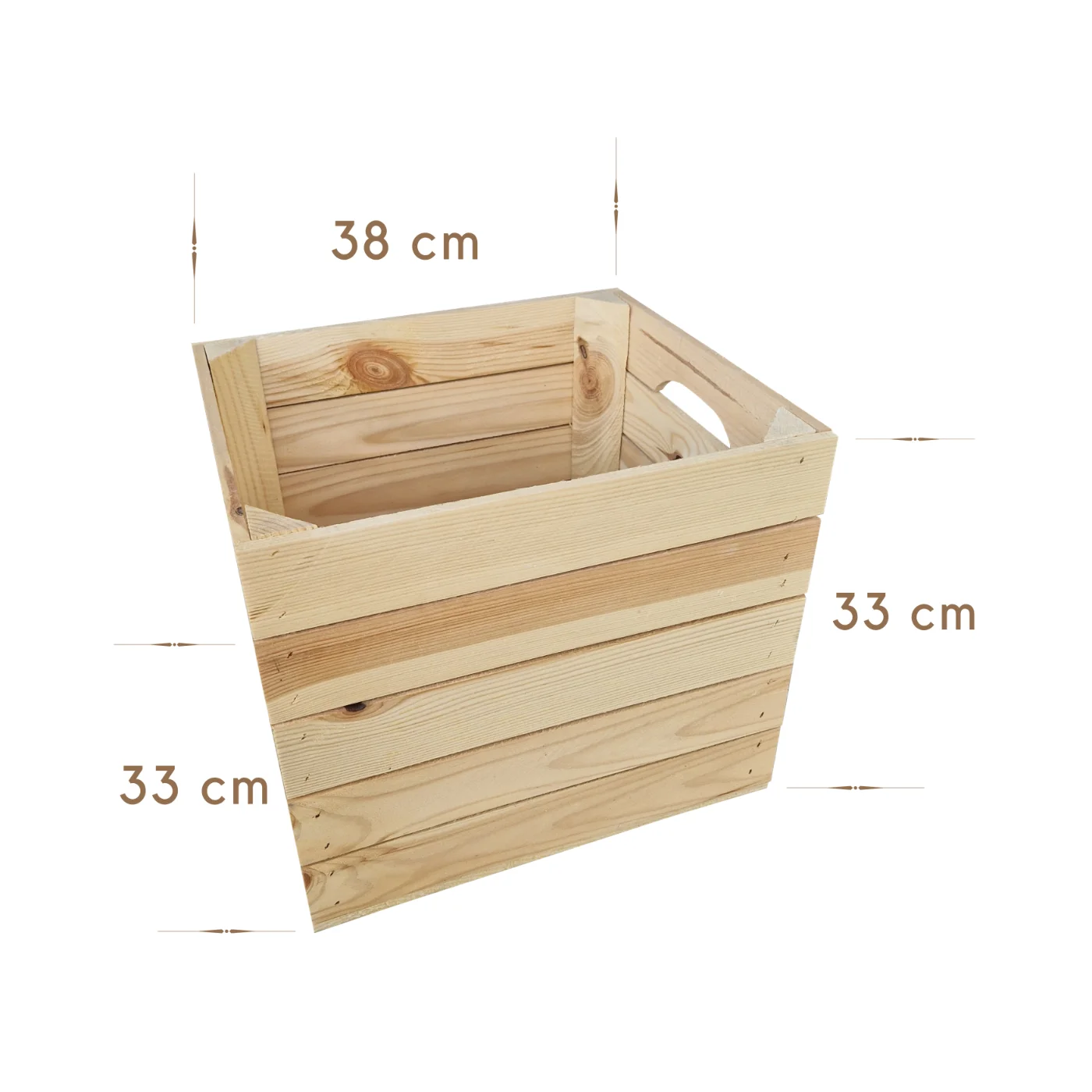 Holzkiste KALLAX geflammt Maße