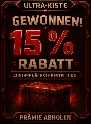 15 % Rabatt auf die Bestellung