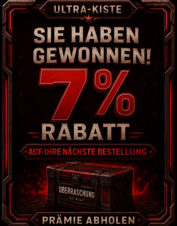 7 % Rabatt auf die Bestellung