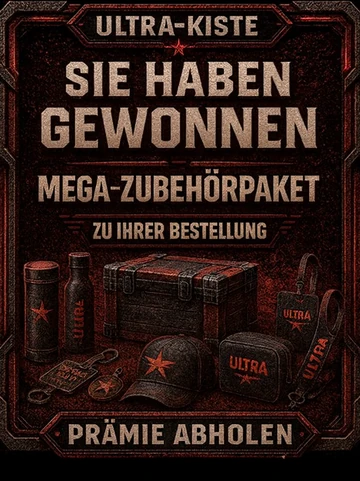 Mega-Zubehörpaket im Wert von 120 €